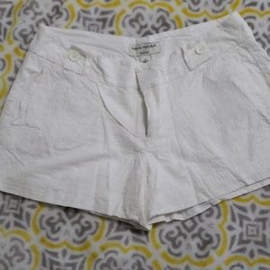 Banana republic white cotton shorts